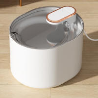 Fuente de agua automática con luz LED para gatos, alimentador silencioso eléctrico, USB, Ultra silencioso, 3L - details 5