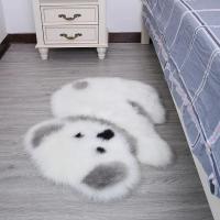Alfombra mullida con forma de Animal Koala de dibujos animados, colchón, sala de estar, estudio, dormitorio, sofá, alfombra Artificial, 60x90cm - details 1