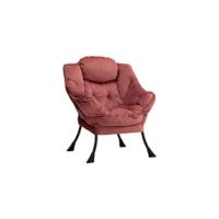 Sillon para Salon Sillón Relax Terciopelo Sillon Lectura Dormitorio Comodos Butacas de Salon, Gris Oscuro - details 12