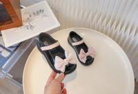 Zapatos de cuero de estilo coreano para niña, zapatillas de princesa con pajarita, versátiles y elegantes, a la moda, para fiesta, novedad de otoño, 2024 - details 6