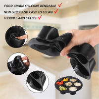 Molde de silicona antiadherente para freidora de aire, 7 tazas para magdalenas de 3,5 a 5,8 L, accesorios para Mini molde para pasteles - details 7