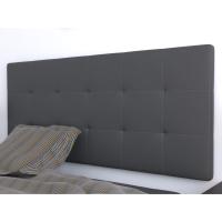 160 Celio Gris Ceniza – Cabecero de cama acolchado de polipiel para cama matrimonial de 70 x 170 cm – Diseño moderno - details 7
