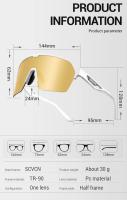 Scvcn Gafas de sol para hombres Gafas de ciclismo Gafas para deportes al aire libre UV400 Gafas MTB Ciclismo de Carretera Gafas de Ciclismo Bicicleta Mujeres - details 10