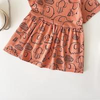 Vestido de algodón para niñas, ropa de bebé, falda de dibujos animados, verano - details 15