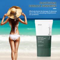 Crema Facial de Protección Solar Houttuynia Cordata Limpieza Profunda, Bloqueo UV, Control de Aceite Herramientas de Cuidado de la Piel de Belleza - details 2