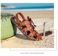 Sandalias suaves de verano para hombre, zapatillas informales de cuero para exteriores, antideslizantes, ligeras y cómodas, zapatos deportivos de playa - details 10