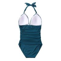 Trajes de Baño de Una Pieza para Mujer, Bañador elegante, Reductor, Halter, Playa, Verano, Push Up, Aprieta Barriga, Tankinis - details 9