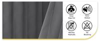 RYBHOME-cortinas opacas para puerta de estilo acordeño, divisor de habitación para sala de estar, baño y dormitorio - details 2