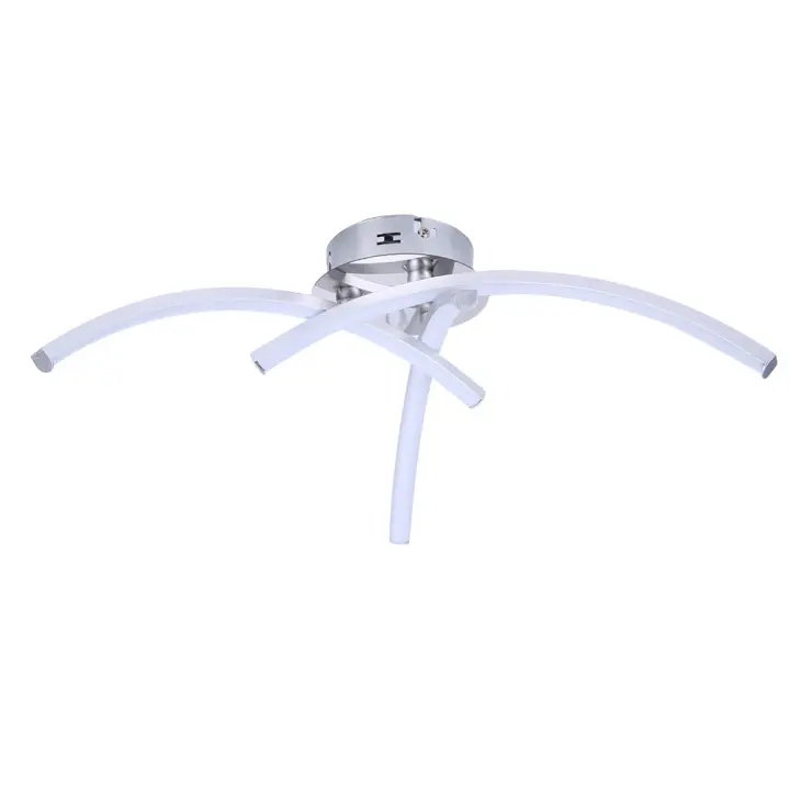 Lámpara de Techo LED Moderna de 18W Luz Blanca Fría 6000K Forma de Garfón - 1