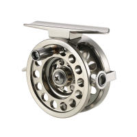Carrete de aleación de aluminio para diestros, carretes lisos de mosca de hielo, accesorios de pesca - details 23