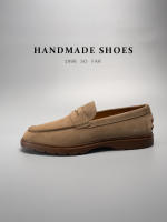 Mocasines de alta gama, cuero genuino, piel de vaca de primera capa, zapatos de moda hechos a mano con un pedal. - details 37
