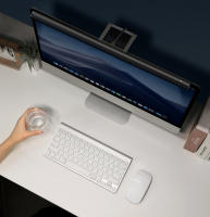 Baseus-Lámpara Led de escritorio para lectura, luz colgante de pantalla asimétrica USB, color negro, para ordenador - details 3