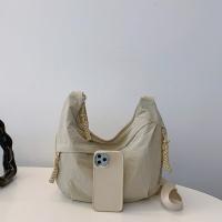 Bolso de hombro lavado de gran capacidad para mujer, bandolera de nailon informal, bolso de Dumpling de Corea de Color sólido para verano - details 9