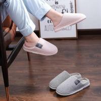 Invierno cálido piel para hombres mujeres parejas casa antideslizante zapatos suaves comodidad tacón plano hogar interior dormitorio Zapatillas de felpa - details 6