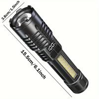 Linterna Led recargable de alta potencia linterna Led muy fuerte con batería integrada para pesca caza Camping Lanter - details 1