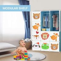 Estantería de Módulos para Niños Organizador Modular de 12 Módulos Tamaño 140x105 cm Para el Hogar - details 4