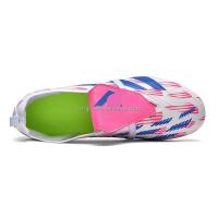 Nuevo diseño de alta calidad 2025 para tus propios zapatos, suela de uñas de TPU de entrenamiento para niños, zapatos de fútbol para hombres famosos - details 2