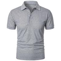 Ropa deportiva para correr para hombre, poste de pie de manga corta de alta elasticidad de verano, suéter básico de punto fino - details 49