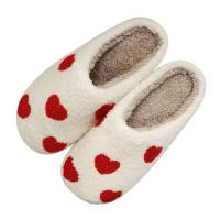 Wholesa Zapatillas deslizantes de amor cálidas de invierno de alta calidad con forma de corazón para mujer - details 0