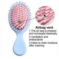 Mini Cepillos para el Cabello Desenredantes, Masajeador, Bolsa de Aire Antiestática, Peine para el Cabello, Cepillo Húmedo y Seco Portátil Accesorios de Estilismo para Salón - details 3