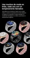 2024 Reloj Inteligente Hombres Mujeres, Smartwatch con Llamada Bbluetooth, Pantalla AMOLED de 1,43