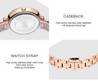 Reloj de Vestir con Diamantes para Mujer MINI FOCUS, Movimiento de Cuarzo Japonés, Resistente al Agua 30M, Brazalete de Acero Inoxidable, Elegante Reloj de Pulsera Analógico - details 9