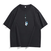 CHAIFENKO Camisetas de Verano de Moda para Hombres Estampado de Astronauta Algodón de Poliéster - details 1