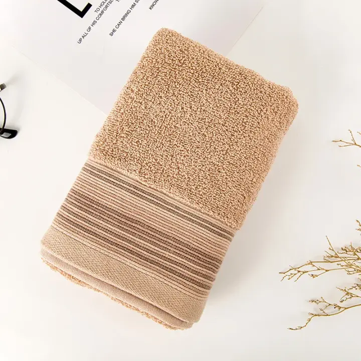 Toalla de microfibra absorbente para adultos, toalla de mano pura para limpieza facial, ducha de pelo, baño, hogar y Hotel, 1 unidad - 1