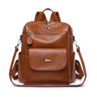 Mochila de hombro Retro para mujer, longitud de correa ajustable, bolsillos incorporados para madre de mediana edad - details 0