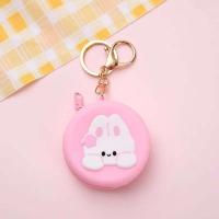 Nueva cartera monedero de silicona con forma redonda de animales de dibujos animados para mujer, llavero de regalo para niños - details 2