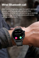 Reloj inteligente ET470, dispositivo con detección de frecuencia cardíaca, Bluetooth, llamadas, respiración, entrenamiento, modo de ejercicio, recordatorio sedentario, novedad de 2024 - details 19