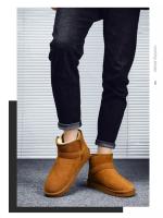 Botas de nieve de invierno para hombre, zapatillas altas para mujer, zapatos informales de moda, pies de piel desnuda, algodón, luz cálida, parejas, talla grande 35-47 - details 13