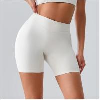 Pantalones cortos de Yoga para mujer, cintura alta, levantamiento de glúteos, entrenamiento, medias deportivas, Control de barriga, gimnasio, correr, pantalones elásticos, pantalones cortos deportivos informales - details 13