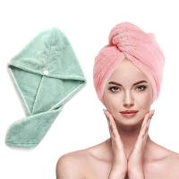 Secador de Cabello de Microfibra Mágica Secado Rápido, Absorción de Agua, Gorro de Baño para Mujeres - details 0