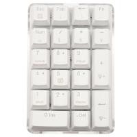 Teclado numérico mecánico retroiluminado blanco, 21 teclas, interruptor azul cereza, PC de escritorio, Notebook - details 0