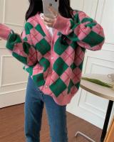 Cardigan de Punto Retro para Mujer 2024 Ajuste Suelto, Manga Larga, Gancho, Elegante - details 19