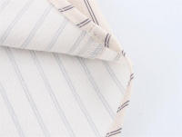Conjunto de Pantalones de Pierna Ancha a Rayas para Mujer Ouwu 2 Piezas, Moda Informal, Estilo 2025 - details 3