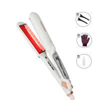 Liso Radiador de Cabello de Vapor Profesional Placa Ancha Estilo Cerámico Tourmalina - details 5
