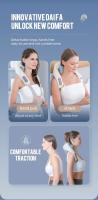 Chal de masaje eléctrico con calor para cuello, masajeador de columna Cervical, espalda, hombros y cuello, masajeador muscular Trapezius para el hogar y el coche - details 3