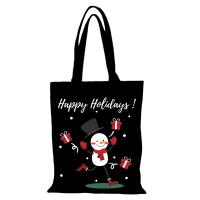 Bolsa ecológica Feliz Navidad nuevos bolsos regalo de Año Nuevo de dibujos animados bolso de mujer bolso de mano para hombre bolsas de tela de lona Shopper mujer compras - details 7