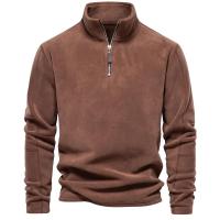 Chaqueta de Vellón Cálida y Gruesa para Hombres Cuello con Cremallera Suéter Suave de Carcasa Müller - details 1