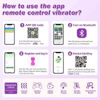 Vibrador Wearable en Correa de Panty 9 Vibraciones en Forma de Mariposa Control Remoto Aplicación - details 14