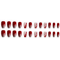 Uñas postizas de lentejuelas de colores, rojo vibrante para amantes del arte de las uñas y belleza - details 0