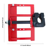 Guía de corte de madera Vertical ligera, herramienta de aserradero portátil de madera de acero inoxidable, accesorio rojo - details 1