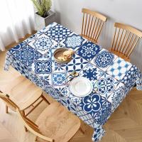Mantel rectangular Talavera mexicano para fiesta, manteles impermeables para mesa de comedor, cocina, decoración del hogar - details 17