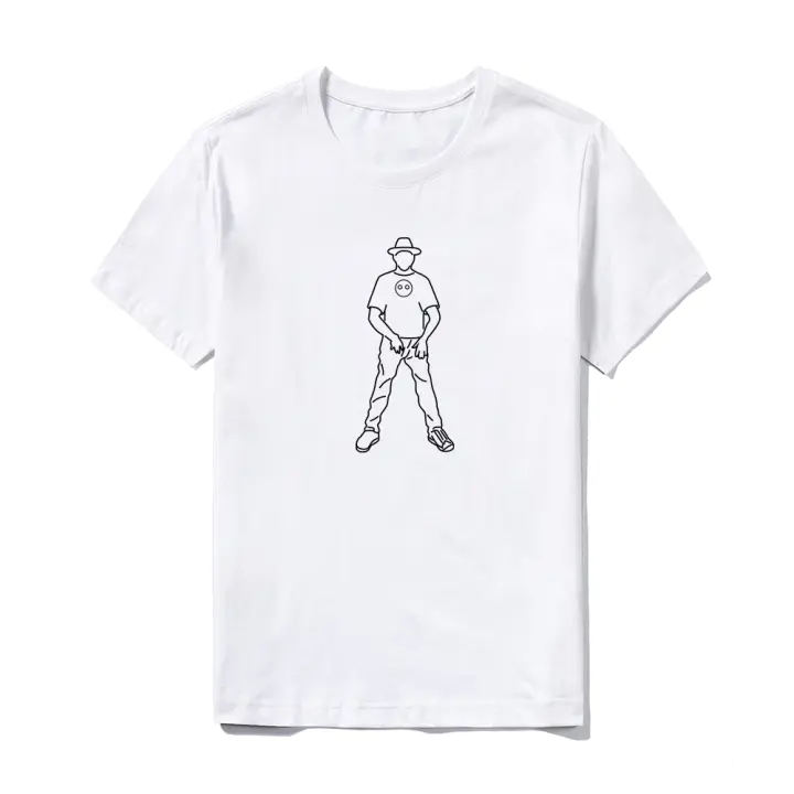 Camiseta de Algodón Blanco con Estampado 100% Algodón Premium Suave y Transpirable para Hombres en Verano - 1