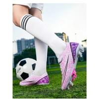 Zapatos de Fútbol para Niños de la Sociedad Botas de Deporte Ultraligeras de Cuero Resistente a Atravesamiento Zapatillas de Entrenamiento Unisex para Primavera/Verano - details 21