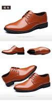 2024 Scarpe Uomo Marca Famosa Dress Zapatos puntiagudos de cuero italiano para hombre - details 1