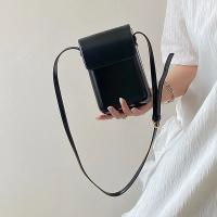 Bolso cruzado magnético de moda para mujeres Diseño vertical elegante Mini bolso de hombro de cuero PU Diseño minimalista para el teléfono - details 12