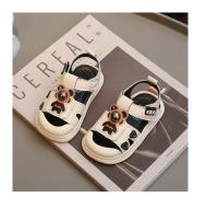 Sandalias con tapa para los dedos de los pies para niños, zapatos de suela suave de astronauta de dibujos animados, zapatos para caminar para bebés, zapatos de playa casuales de gancho y bucle para vacaciones de verano - details 12